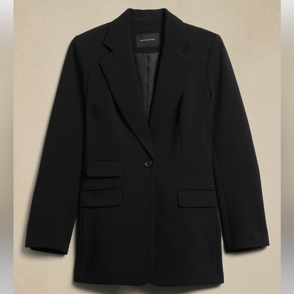 NWT! Banana Republic black Riding Suit Jacket - Multiple Sizes - Picture 4 of 5